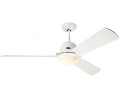 Casafan Deckenventilator mit Licht Libeccio 140 WE FB weiß mit Fernb. Ventilator 4024397341122