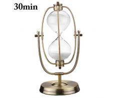 Justdolife Sanduhr Timer Tischuhr Retro Drehbare Sanduhr Sanduhr Für Zuhause