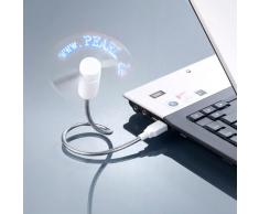 PEARL USB-Ventilator mit programmierbarer Laufschrift