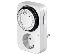 Zeitschaltuhr Analog, mechanischer Timer für die Steckdose, Energieklasse A+ (für innen (3er Set))