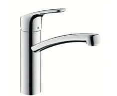 Hansgrohe Spültisch-Einhebelmischer Focus mit Schwenkbarem Auslauf, verchromt, 31806000