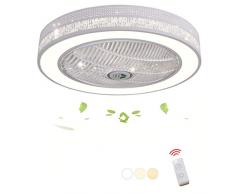 Pendelleuchte Neue LED-Deckenventilator Licht dimmbare Deckenventilator mit Beleuchtung mit Fernbedienung Silent Deckenventilator Lampe Wohnzimmer Kinderzimmer Büroventilator Deckenleuchte