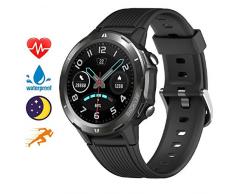 Blackview Smartwatch, Sportuhr Touchscreen Fitnessuhr mit Pulsuhr Fitness Tracker 5ATM Wasserdicht Smart Watch mit Schrittzähler, Schlafmonitor Stoppuhr für Damen Herren für Android iOS Kompatibel