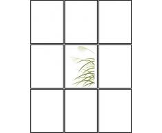 Fliesenaufkleber Fliesentattoos für Bad & Küche - für weiße Fliesen empfohlen - Küchenfliesen für einzelne Fließen 15x20 cm - MD032 - Reis in den Wind