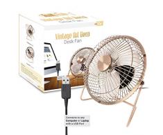 TwitFish USB Schreibtisch Ventilator Klassiker Deco - 6