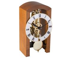 Hochwertige mechanische Tischuhr mit Schlüsselaufzug Hermle -Boston 18cm Kirschbaum- 23015-160721