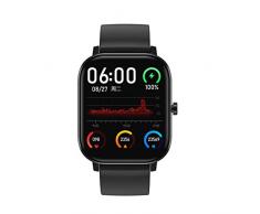 Smartwatch, Armband DT35 Fitness Armband Fitness Tracker Voller Touch Screen Smart Watch Uhr mit Pulsuhren Schrittzähler Armbanduhr Sportuhr für iOS Android (A)