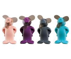 Cilio Mini-Ventilator Vento-Boy / 4 Stück farblich Sortiert