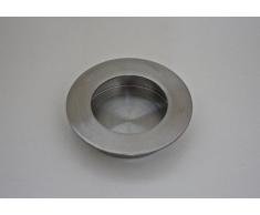 Muschelgriff Einlassmuschel Schiebetürgriff echt Edelstahl Einlass 51mm Aussendurchmesser 65mm