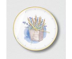 FortuneVin Wanduhr aus Aluminium mit lautlosem Sweep Uhrwerk für den Außenbereich Badezimmerwanduhr die Küchewanduhr Home Office 12 Zoll Gold 1