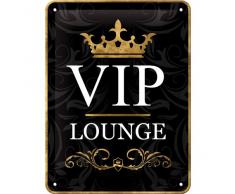 Nostalgic-Art 26123 Achtung VIP Lounge, Blechschild, 15 x 20 cm