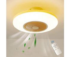 Lichtdeckenventilator, Moderne LED-Deckenventilator Deckenleuchte mit Licht und Fernbedienung Lüfter Licht? Von? Decken Schlafzimmer Deckenbeleuchtung Wendemesser? Zur? Deckenleuchte Nacht