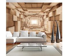 Vlies Fototapete 350x245 cm - 3 Farben zur Auswahl - Top - Tapete - Wandbilder XXL - Wandbild - Bild - Fototapeten - Tapeten - Wandtapete - Wand - Tunnel 3D a-A-0125-a-b