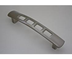 Möbelgriff Designgriff Küchengriff Edelstahl Optik Lochabstand 160mm
