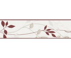 A.S. Création Bordüre Avenzio, floral, natürlich, creme, rot, 249630