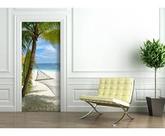 StickerProfis Türtapete selbstklebend TürPoster - SOMMERWIND - Fototapete Türfolie Poster Tapete Meer