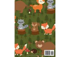 Mein Stickeralbum: Stickeralbum Blanko Waldtiere Stickerbuch Leer zum sammeln DIN A4 35 Seiten