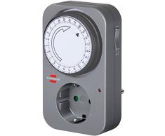 Brennenstuhl Mechanische Zeitschaltuhr MZ 20, 1506450 (2 Stück, Schwarz)