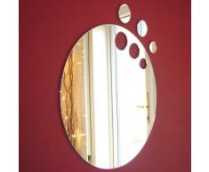 Sendmeamirror Ovale aus der Oval Spiegel 45 cm x 22 cm (5 Dick)