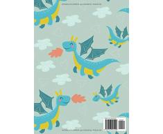 Mein Stickeralbum: Motiv Drachen | Blanko | Kein Silikonpapier | DIN A4 | 30 Seiten | Geschenkidee