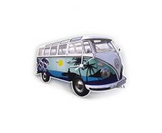 BRISA VW Collection - Retro-Vintage Volkswagen Nostalgie Wand-Uhr im VW T1 Bulli Bus Design