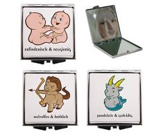 Handtaschen-Spiegel Sternzeichen Taschenspiegel mit Sternzeichen als Geschenk