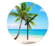 Wandkings Wanduhr mit traumhaften Motiven - Wähle ein Motiv - Lonely Palm Tree