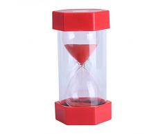 Yosoo Sanduhr Sand Timer Sand Sanduhr Timer Sanduhr Uhr Sime Management Set Home Office Dekor Geschenk, 30 Minuten Rot