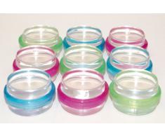 WAGNER Bodentürstopper - Clear Cyan - Hochwertiger Kunststoff, transparent/blau, Durchmesser 38 x 22 mm, selbstklebend, rückstandslos entfernbar - 15501611