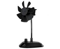 ARCTIC Breeze Schwarz - USB Tischventilator mit flexiblem Hals und einstellbarer Drehzahl - 800 - 1.800 U/min