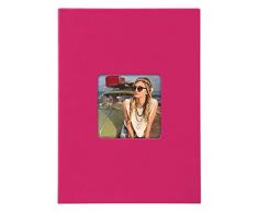 Goldbuch 17 097 - Foto Einsteckalbum Living Magenta Sapphire, Fotoalbum für 40 Fotos im Format 10 x 15 cm, Memoalbum mit Bildausschnitt, Fotobuch mit Einband in Leinenoptik, Album zum Einstecken