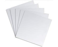 Juvale Spiegelfolie, quadratisch, selbstklebend, für Wanddekoration, 5 Stück, 30,5 cm