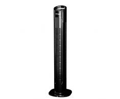 50W Multi Touch Display Turmventilator extrem leise mit Fernbedienung zur Kühlung mit Zeitschaltuhr | Deutsche Qualitätsmarke| 78cm Säulenventilator sehr leise + 3 Stufen | RelaxxNow VTX400 Ventilator