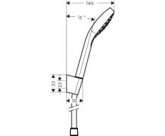 Hansgrohe Brausenset Croma Select S 1jet/ 26420400