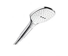 Hansgrohe Raindance-Select E-120-3jet-Handbrause, weiß / verchromt, 26520400