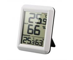 Wiivilik Digital LCD Wireless-Thermometer-Hygrometer mit Thermometer, Hygrometer mit Sender, Tempera Transmitter Temperatur-Feuchtigkeits-Test-Meter-Innenwetterstation