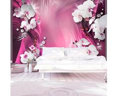 Vlies Fototapete 400x280 cm - 3 Farben zur Auswahl - Top - Tapete - Wandbilder XXL - Wandbild - Bild - Fototapeten - Tapeten - Wandtapete - Wand - Blumen Orchidee Abstrakt b-A-0223-a-d