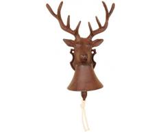 Esschert design, Türglocke Hirsch, Gusseisen, 22 x 27 x 15 cm, DB41