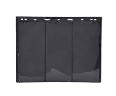 Dgtrhted 10Pcs Briefmarken-Album Seite Blätter Universal-9-Löcher for die Standard-Stamp Collection Book (Black Base 3-Linien)