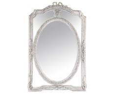 Casa Padrino Barock Wandspiegel Antik Silber - Italienischer Antik Stil - 120 x 80 cm - Edel & Prunkvoll