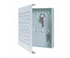 HAKU Möbel 44325 Schlüsselkasten 22 x 5 x 24 cm, weiß