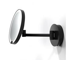 Decor Walther - Just Look WR Akku Wandkosmetikspiegel Schwarz Matt, mit Sensortechnologie