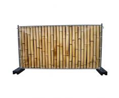 340 x 173 cm | Bambus B1 Bauzaunbanner, Sichtschutz, Werbebanner, Festival Banner