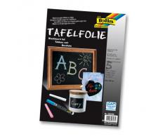 Folia 390490 - Tafelfolie 135µ, 5 Blatt, 23x33 cm, schwarz, selbstklebend