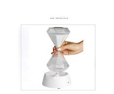 MMGIRLS Bunte Stundenglas-Musik-Leuchten, USB-Ladebett Induktionstabell Mode Geschenke Smart Atmosphärenleuchten für zu Hause Freizeit und Unterhaltung Veranstaltungsorte