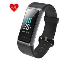 AIKELA 【2020 Neuestes Modell】 Fitness Armband, Smartwatch IP68 Wasserdicht Fitness Tracker mit Pulsmesser Farbbildschirm Aktivitätstracker Schrittzähler Fitness Uhr für Damen Herren iOS Android