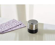 Dr. Oetker Mechanischer Kurzzeitmesser bis zu 60 min Exclusive, Küchenwecker aus Edelstahl, Timer funktioniert ganz ohne Batterie, (Farbe: Grau-Braun/Silber) Menge: 1 Stück