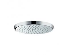 Hansgrohe Kopfbrause Croma 220 Ecosmart Grossflächiger Regenstrahl, verchromt, 26465000