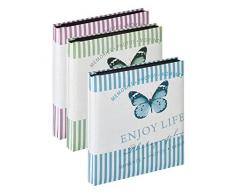 Walther Schmetterling Einsteckalbum 10 x 15 cm, 400 Fotos, farbl. sortiert EA330