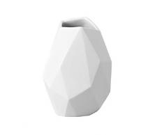 Rosenthal 14270-100102-26009 Miniaturvase "Surface" aus weißem Porzellan, Höhe 9 cm